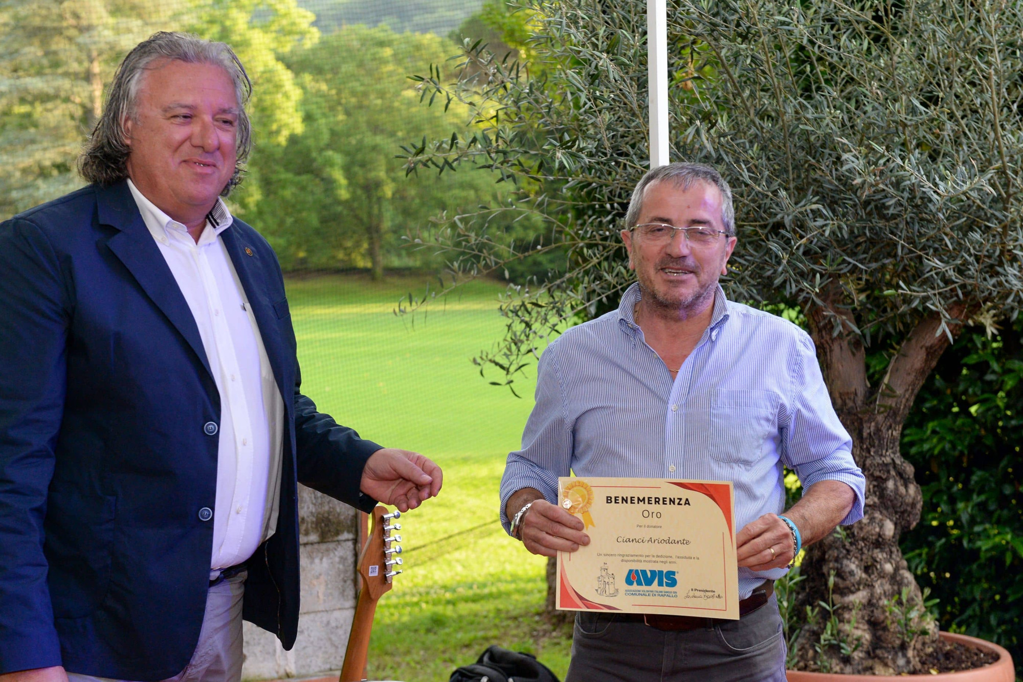 Avis Comunale di Rapallo - Le benemerenze, i riconoscimenti per la vostre donazioni