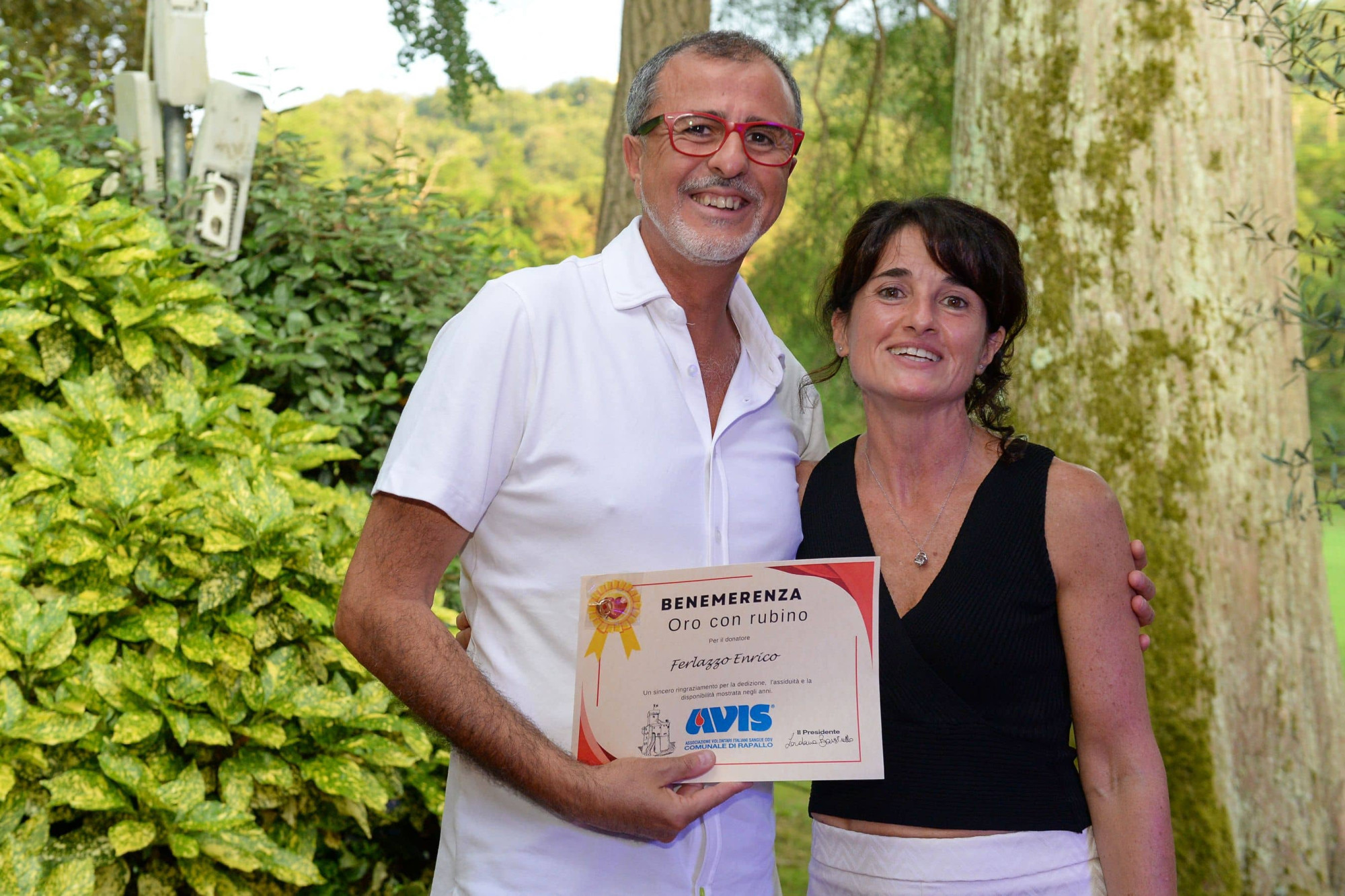 Avis Comunale di Rapallo - Le benemerenze, i riconoscimenti per la vostre donazioni