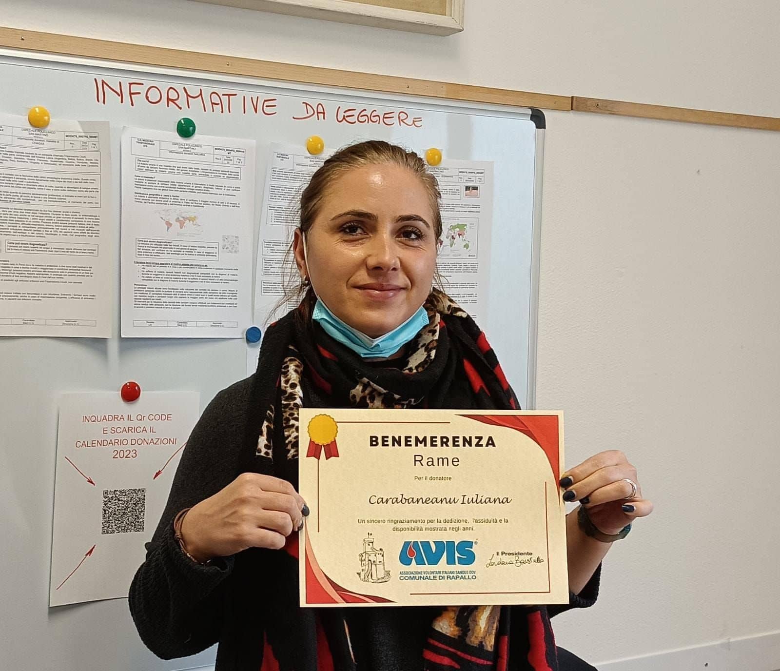 Avis Comunale di Rapallo - Le benemerenze, i riconoscimenti per la vostre donazioni
