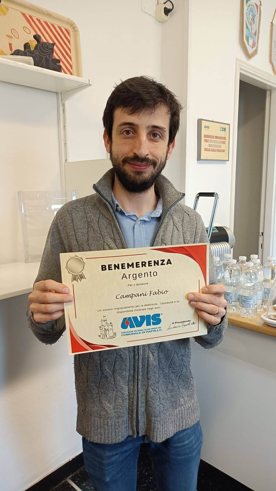 Avis Comunale di Rapallo - Le benemerenze, i riconoscimenti per la vostre donazioni