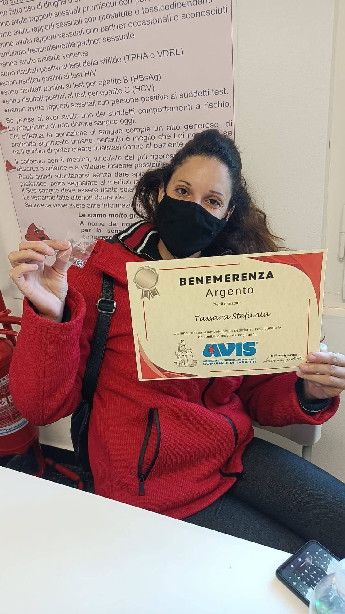 Avis Comunale di Rapallo - Le benemerenze, i riconoscimenti per la vostre donazioni